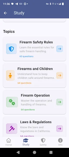 FSC Prep – California Gun Test ডাউনলোড করুন – সেরা অনুশীলন গাইড - Screenshot 7