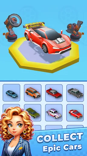 Chrome Garage: Idle Cars ডাউনলোড করুন – সেরা কার রিপেয়ার গেম - Screenshot 19