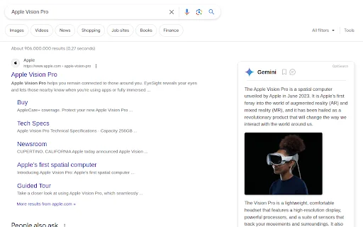 AI next to search results ডাউনলোড করুন – স্মার্ট সার্চ সুবিধা - Screenshot 2