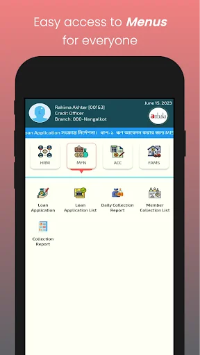 Microfin Plus ডাউনলোড করুন – সেরা মাইক্রোক্রেডিট ম্যানেজমেন্ট সলিউশন - Screenshot 2