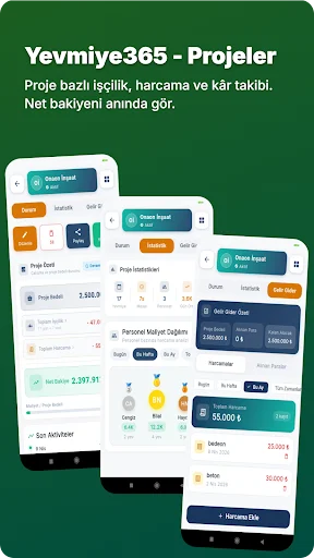 Yevmiye 365 ডাউনলোড করুন – দৈনিক মজুরি ও উপস্থিতি ট্র্যাকার - Screenshot 2