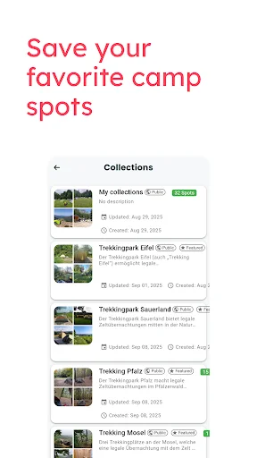 TrekSpots ডাউনলোড করুন – ক্যাম্পিং ও হাইকিং ম্যাপ অ্যাপ - Screenshot 6