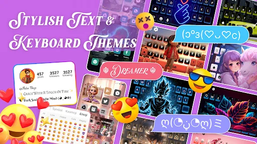 Stylish Text & Keyboard Themes ডাউনলোড করুন – স্টাইলিশ ফন্ট ও থিম - Screenshot 9