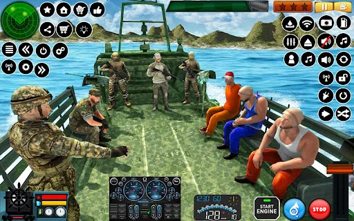 US Army Hovercraft Simulator ডাউনলোড করুন – সেরা মিলিটারী গেম - Screenshot 9
