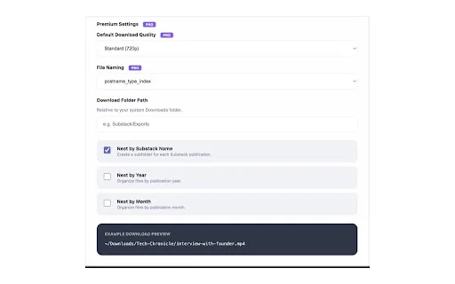 Substack Downloader: Save Videos & Podcasts to MP4/MP3 - Screenshot 5