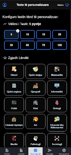 Semi + Matura Kosovë ডাউনলোড করুন – সেরা প্রস্তুতি অ্যাপ - Screenshot 8