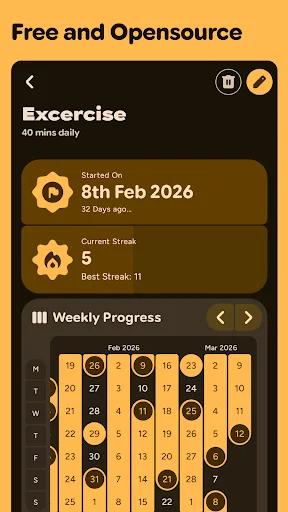 Grit – Productivity App ডাউনলোড করুন – সেরা টু-ডু লিস্ট ও হ্যাবিট ট্র্যাকার - Screenshot 5