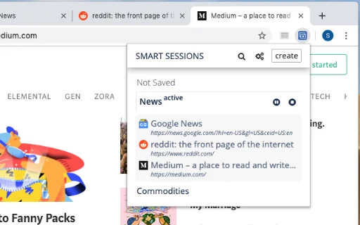 Smart Sessions – Tab Manager ডাউনলোড করুন | ব্রাউজার সেশন ম্যানেজমেন্ট - Screenshot 2