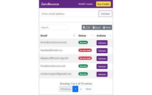 ZeroBounce ইমেইল ভেরিফায়ার ডাউনলোড করুন – রিয়েল-টাইম ইমেইল ভ্যালিডেশন - Screenshot 1