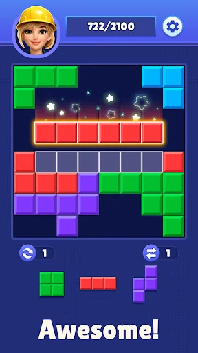 Brain Blocks Mania Classic ডাউনলোড করুন – সেরা পাজল গেম ফ্রি - Screenshot 1