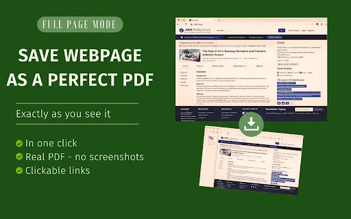 Save Website as PDF ডাউনলোড করুন – ওয়েব পেজ পিডিএফ-এ রূপান্তর করুন - Screenshot 1