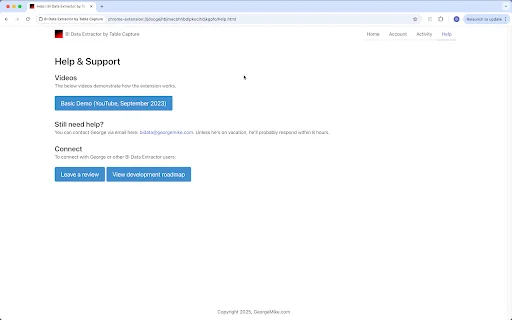 BI Data Extractor ডাউনলোড করুন – পাওয়ার বিআই থেকে এক্সেল ডাটা এক্সপোর্ট - Screenshot 6