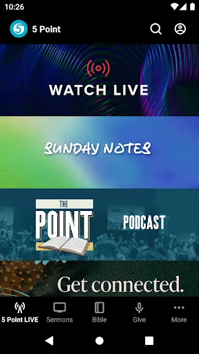 5 Point Church অ্যাপ ডাউনলোড করুন – আধ্যাত্মিক উন্নতির সেরা মাধ্যম - Screenshot 1