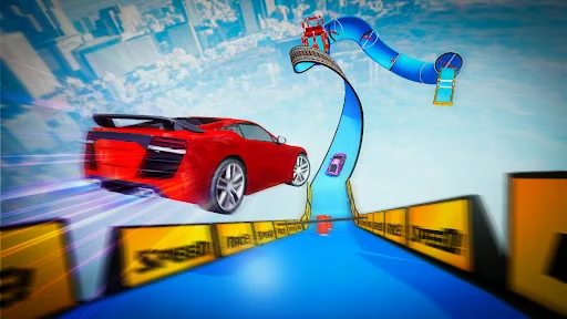 Car Stunts: Stunt Driving Game ডাউনলোড করুন – মেগা র‍্যাম্প রেসিং - Screenshot 9