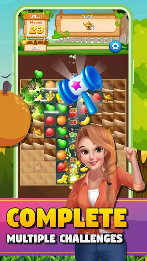 Sweet Fruit Match Puzzle Blast ডাউনলোড করুন – সেরা ফ্রুট পাজল গেম - Screenshot 12