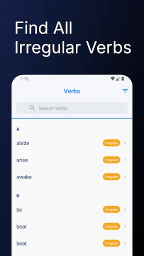 English Verb Conjugations অ্যাপ ডাউনলোড করুন – ইংরেজি শিখুন সহজে - Screenshot 5