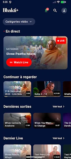 Bhakti+ ডাউনলোড করুন – পরমহামস বিশ্বানন্দের পবিত্র শিক্ষা - Screenshot 3