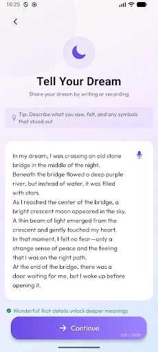 DreamWise ডাউনলোড করুন – AI ভিত্তিক স্বপ্নের ব্যাখ্যা ও ডায়েরি - Screenshot 7