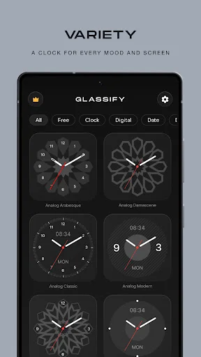Glassify – Widgets & Themes ডাউনলোড করুন | সেরা কাস্টম উইজেট - Screenshot 1