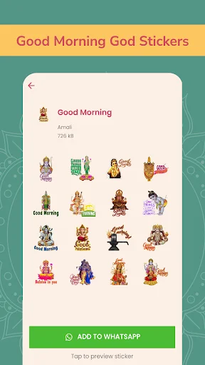 Hindu God Stickers WAStickerApps – সেরা ভক্তিপূর্ণ স্টিকার ডাউনলোড করুন - Screenshot 23