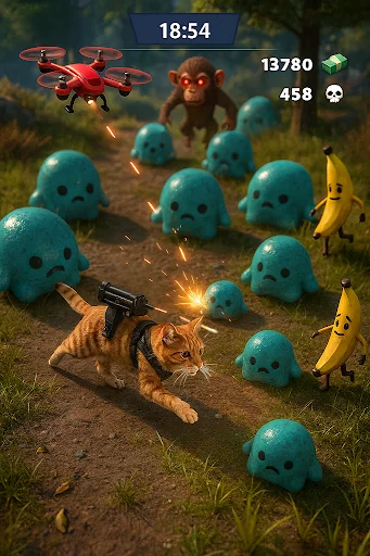 City Cat Survival ডাউনলোড করুন – বিড়ালের রোমাঞ্চকর যুদ্ধ! - Screenshot 3