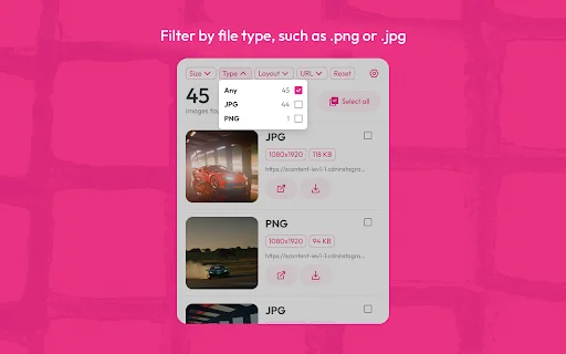 Image Downloader Pro Tool – যেকোনো ওয়েবসাইট থেকে ছবি ডাউনলোড করুন - Screenshot 2