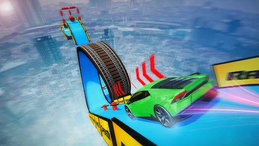 Car Stunts: Stunt Driving Game ডাউনলোড করুন – মেগা র‍্যাম্প রেসিং - Screenshot 12