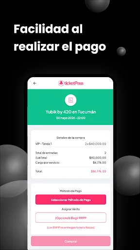 ticketPass লেটেস্ট ভার্সন ডাউনলোড করুন – সেরা ইভেন্ট টিকিট অ্যাপ - Screenshot 4
