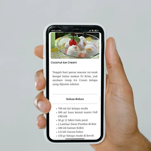 Resep Es Krim Lengkap Offline ডাউনলোড করুন – সহজ রেসিপি - Screenshot 3