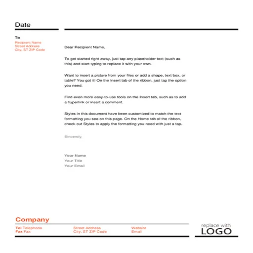 Business Letter Templates ডাউনলোড করুন – পেশাদার ফরম্যাট - Screenshot 21