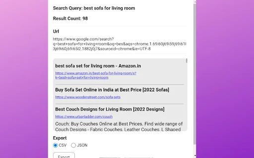 SerpLift ডাউনলোড করুন – Google SERP স্ক্র্যাপার টুল - Screenshot 2