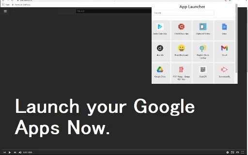 Apps Launcher for Chrome ডাউনলোড করুন – দ্রুত অ্যাপ অ্যাক্সেস - Screenshot 1